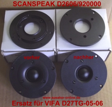 ERSATZ FÜR 1Paar VIFA D27TG-05-06